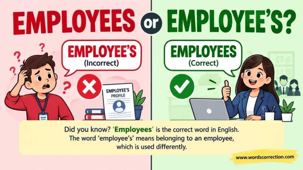 Quick Reference: Employee Apostrophe Rules