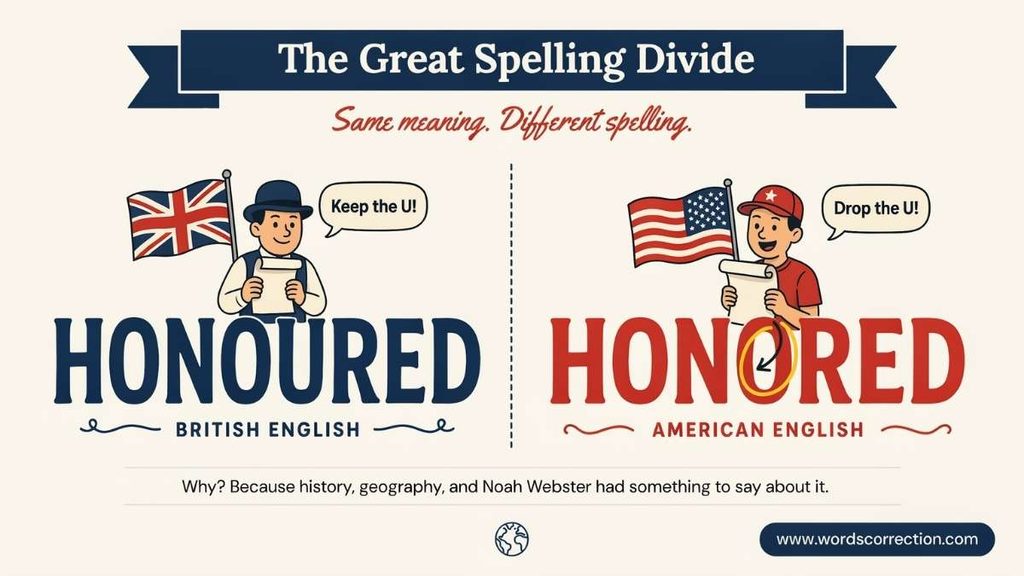 The Origin of Honored and Honoured