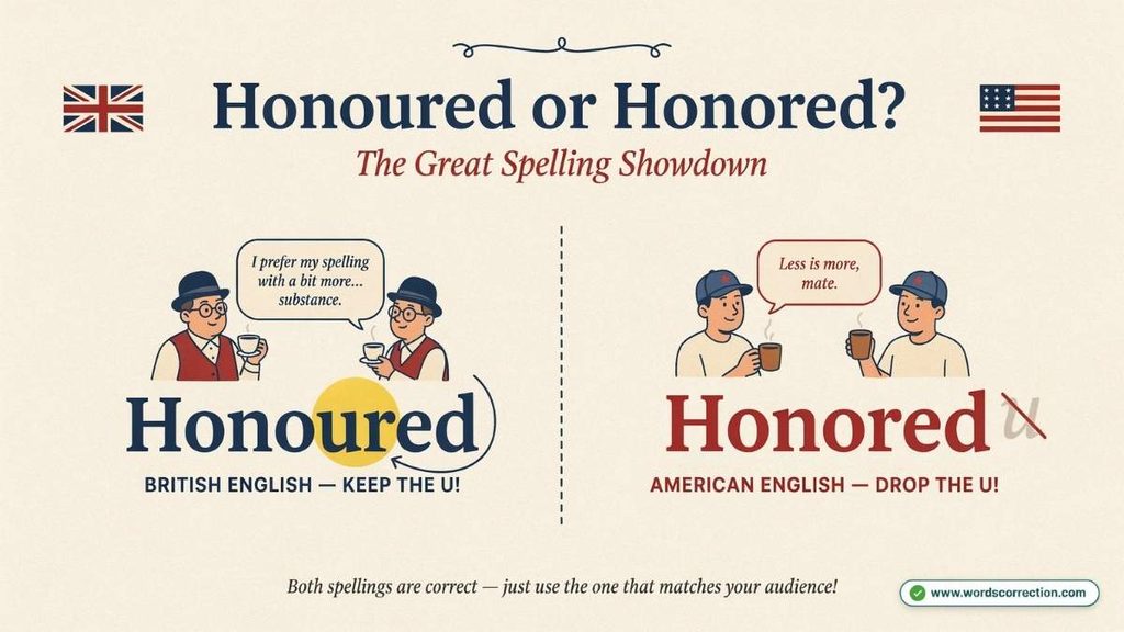 Honored or Honoured in Canada