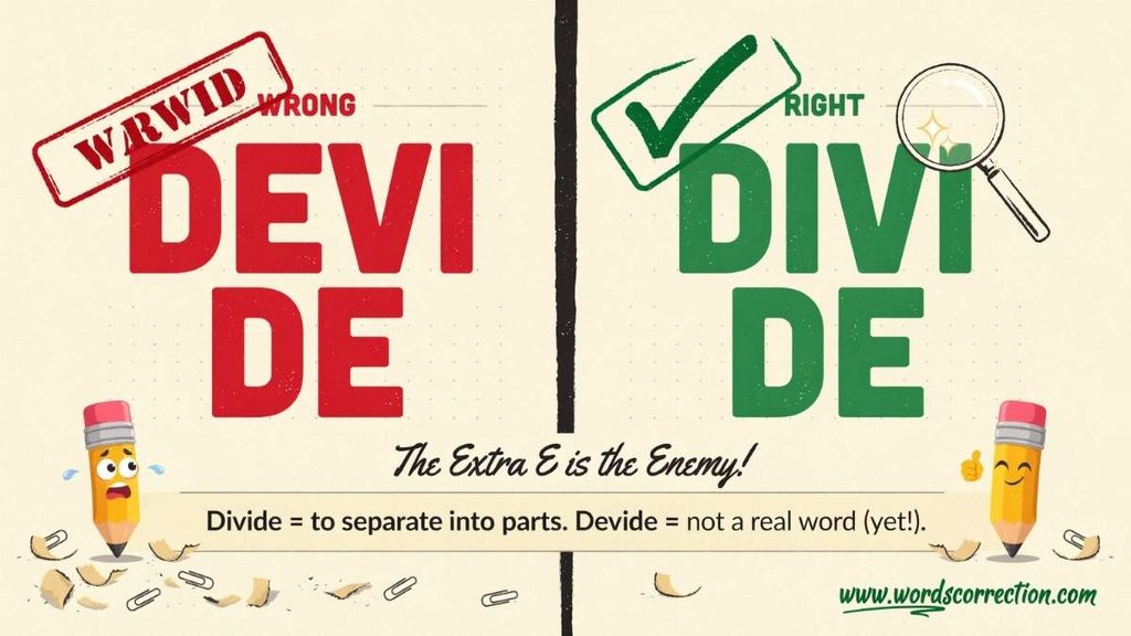 Divide and Its Word Family