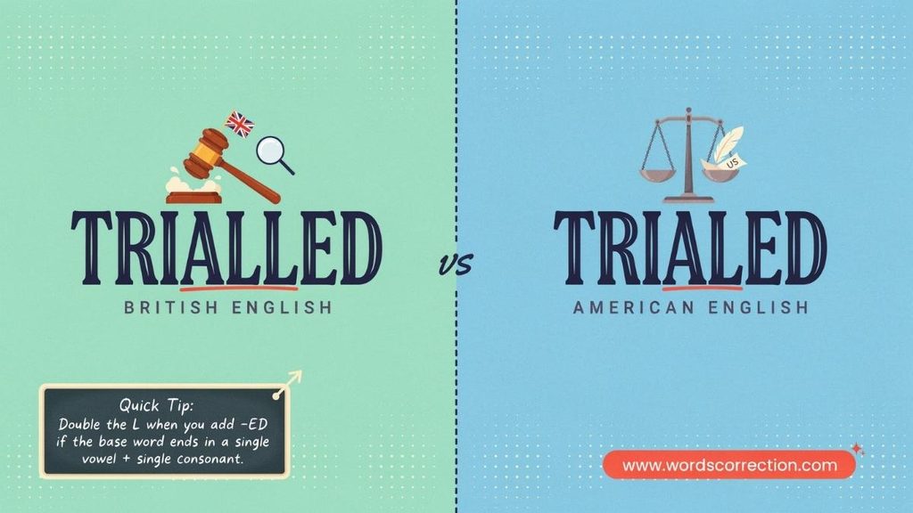 Trialled vs Trialed Spelling Rules