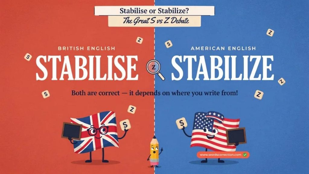 Stabilize vs Stabilise Pronunciation