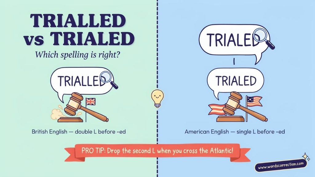 Trialled or Trialed in a Sentence
