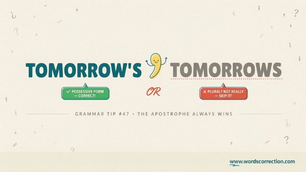 Tomorrow’s Event Meaning