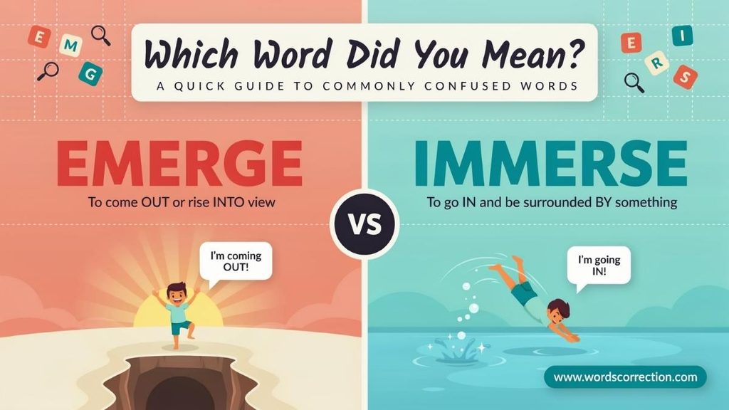 Emersе or Immerse: Meaning