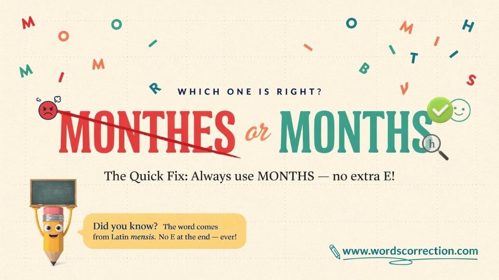 Month vs. Months What’s the Difference?