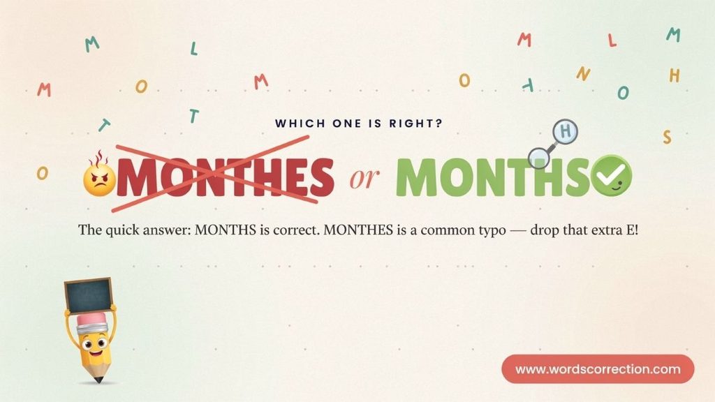 Monthly vs Months at a Glance