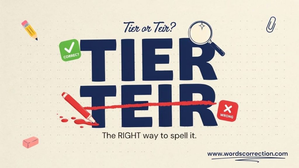 How Do You Pronounce Tier?