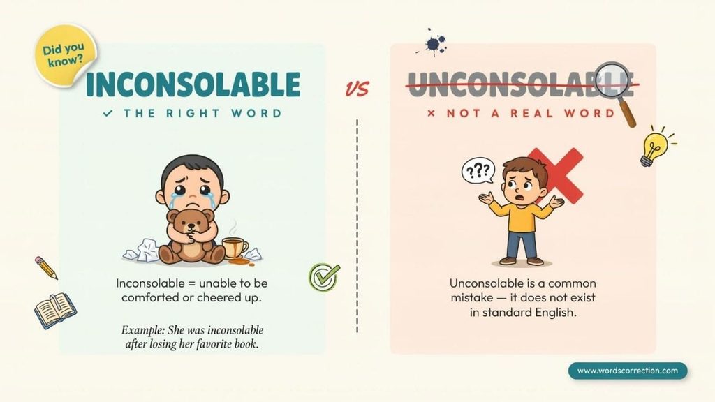 What Does Inconsolable Mean?