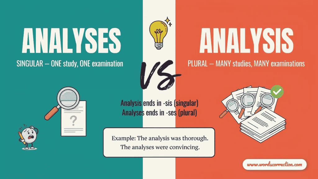 Data Analysis vs Data Analyses