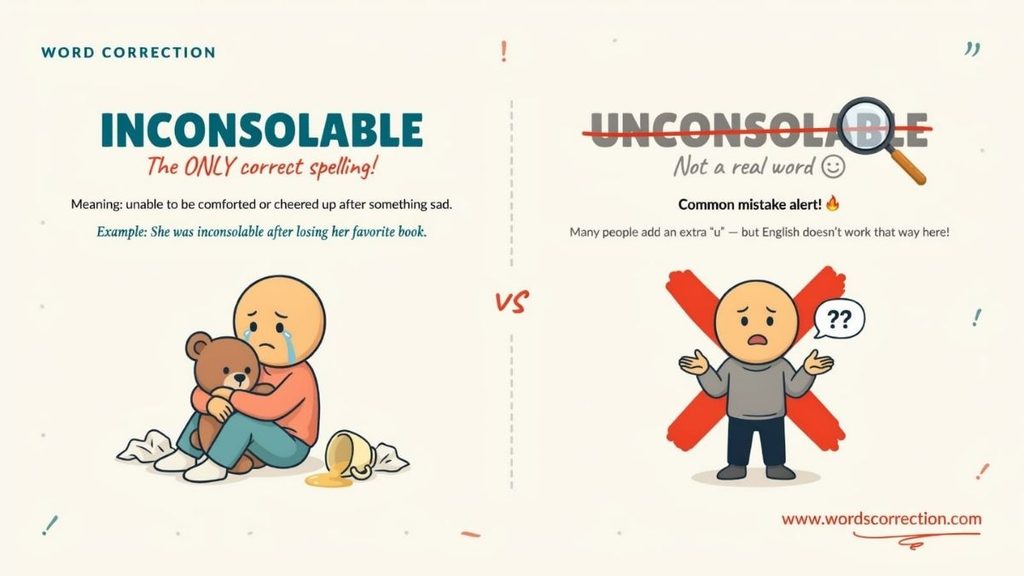 The Origin of Inconsolable