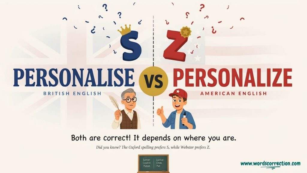 The Origin of Personalize and Personalise