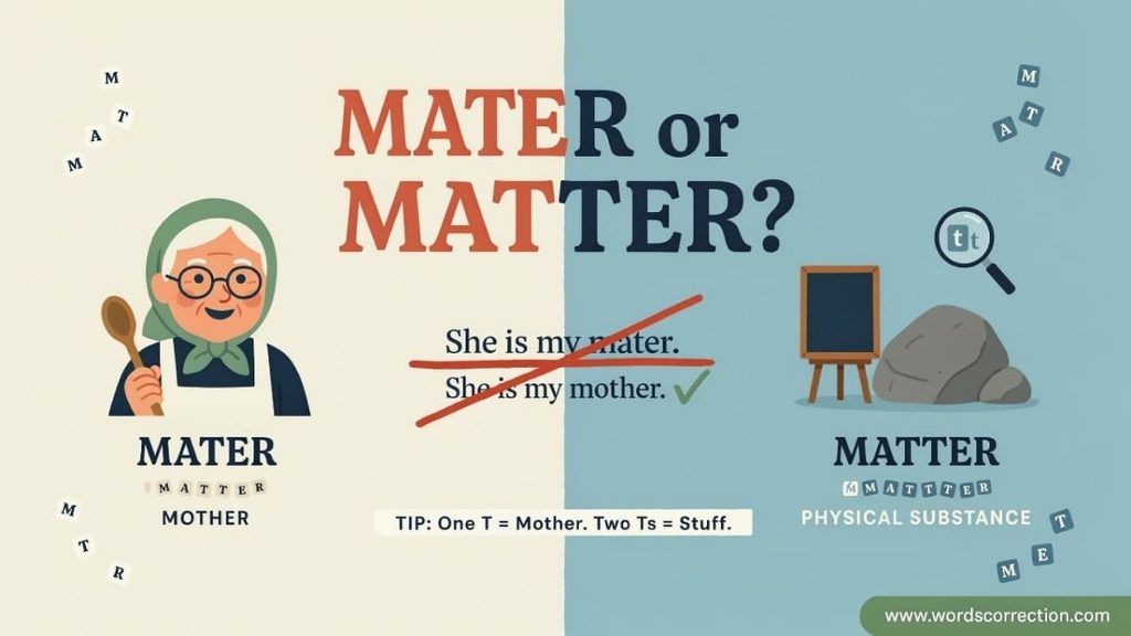 Mater Meaning and Definition