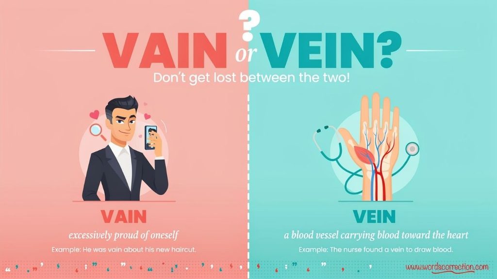 Common Mistakes With Vain and Vein