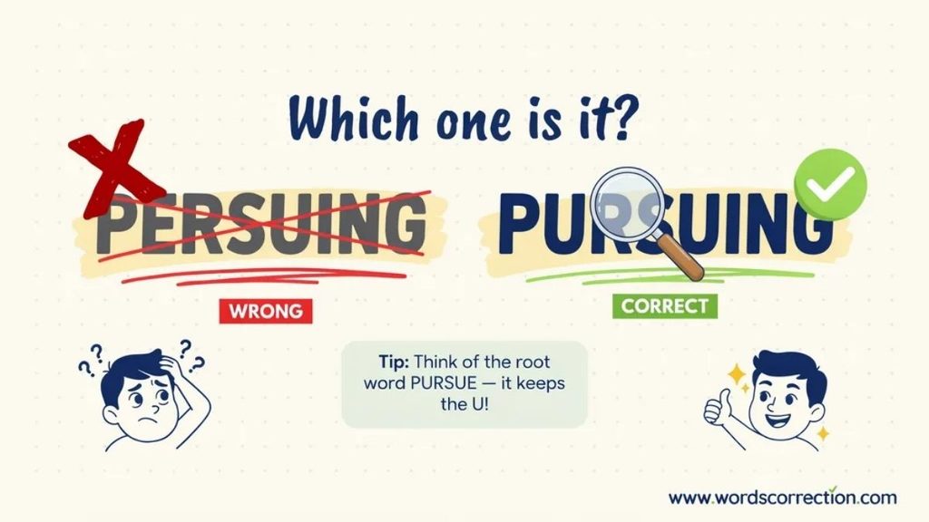 Persuing vs Pursuing What's the Difference?
