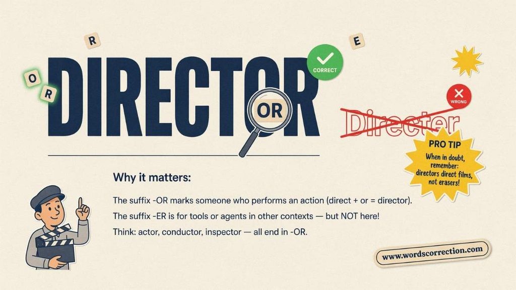 Director vs Directer Comparison Table