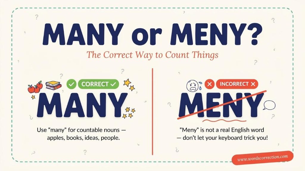 Is Many a Noun or an Adjective?