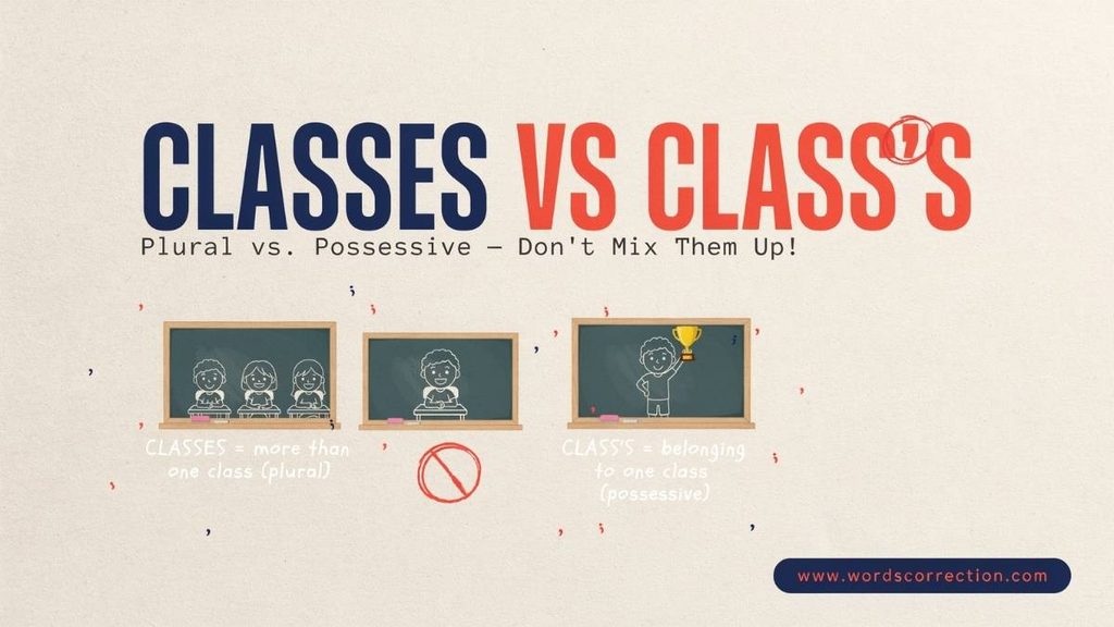 Common Mistakes With Classes or Class’s