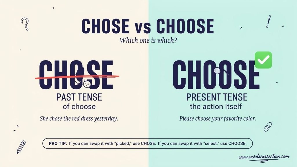Chose Past Tense When Should You Use It?