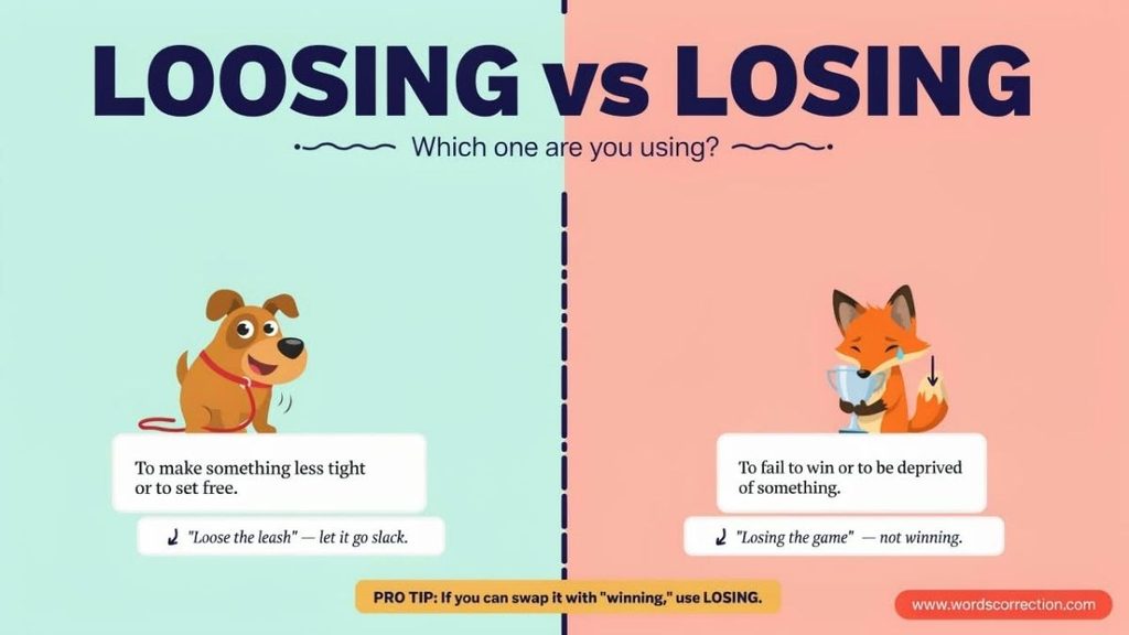 Losing a Game Meaning Examples in Context