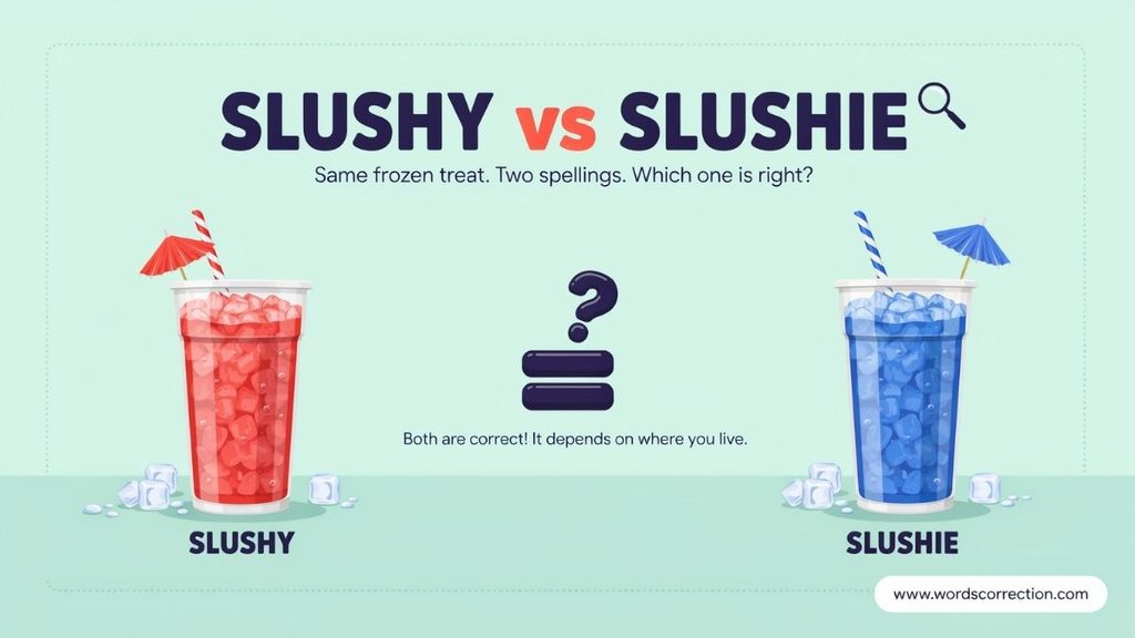 Slushy vs Slushie and Frozen Drinks