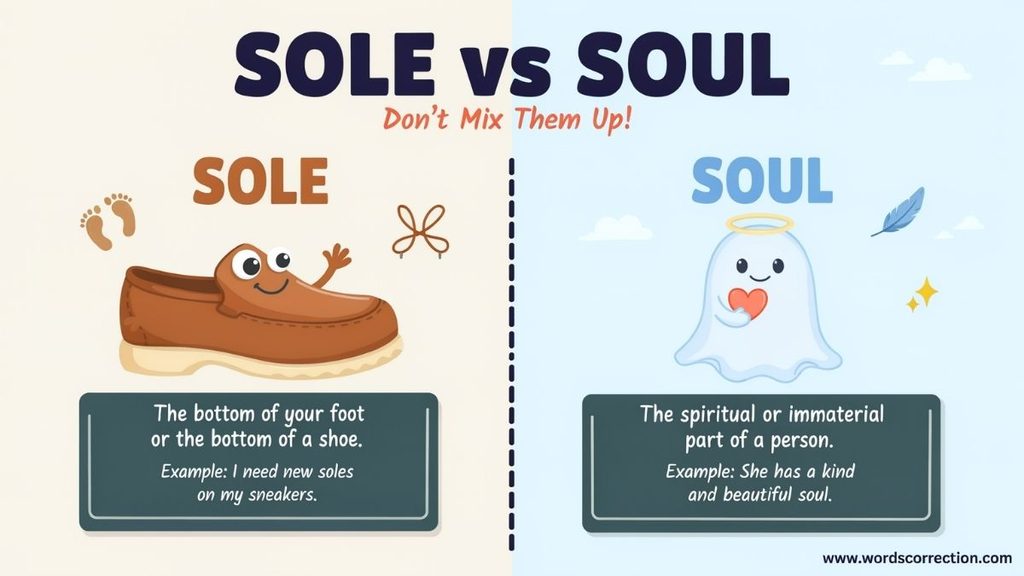 Sole vs Soul Purpose Which Is Correct?