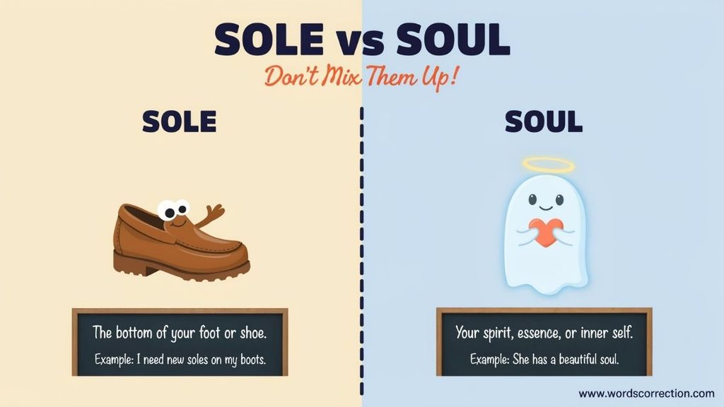 Common Mistakes With Sole and Soul