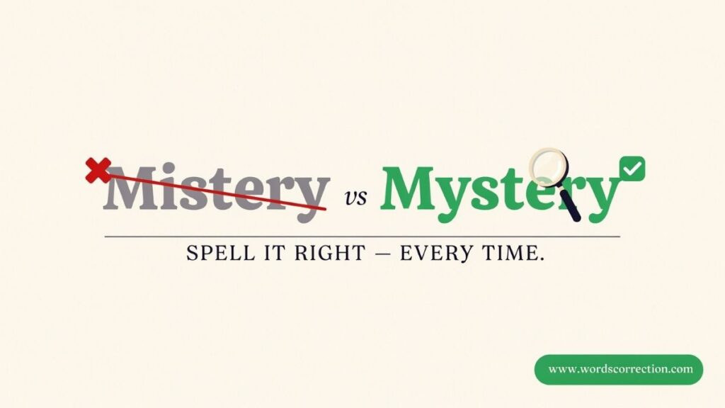 Mistery vs Mystery Which Is Correct?