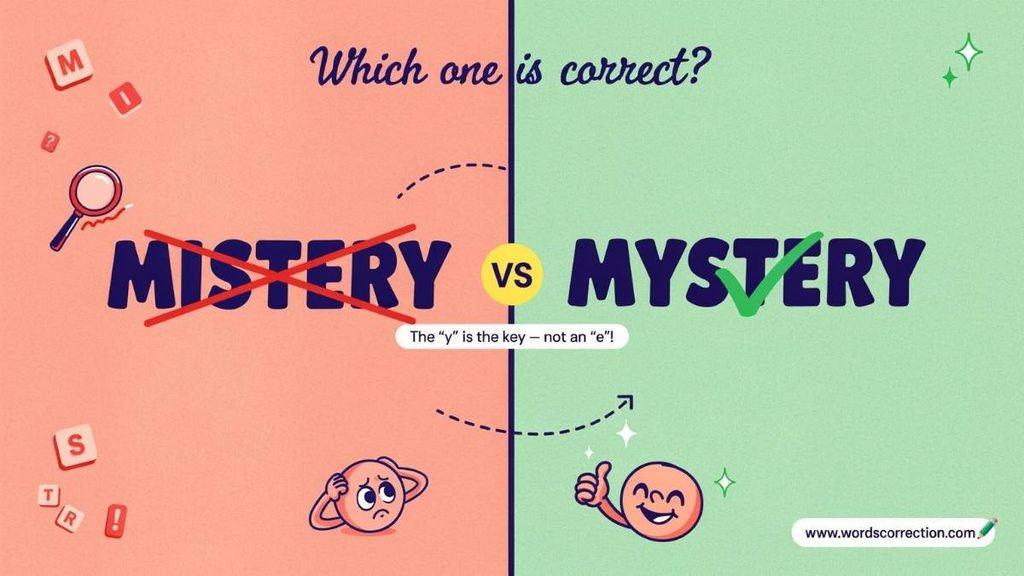 Mistery vs Mystery in Different Contexts