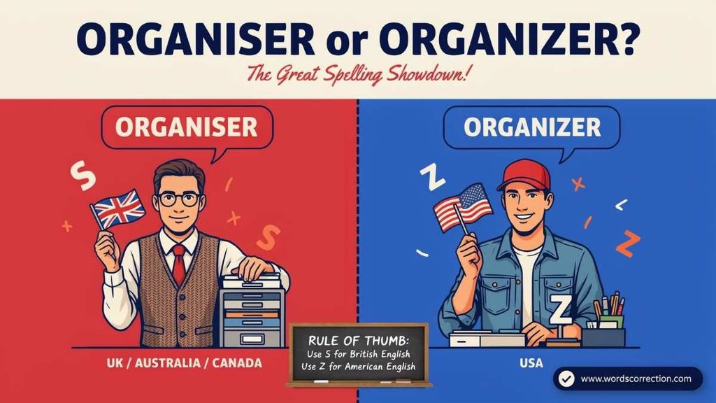British English Spelling and American English Spelling