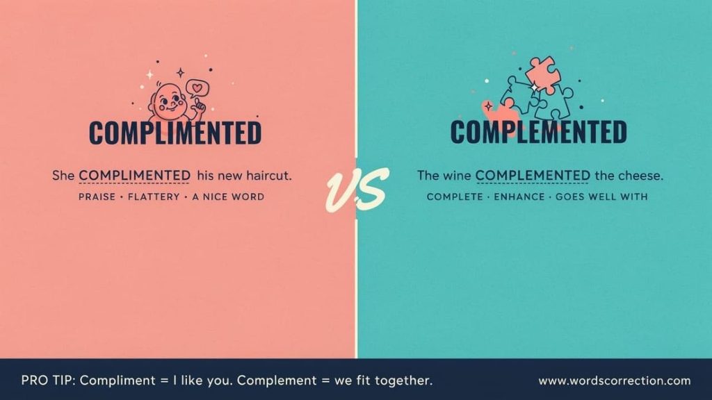 Compliment vs Complement Spelling