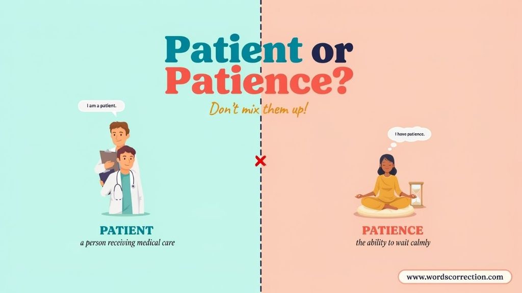 Why Patience Is an Abstract Noun