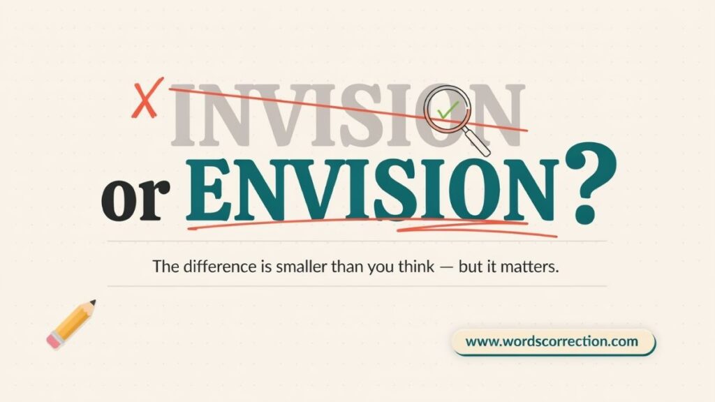 Invision or Envision Which Is Correct?