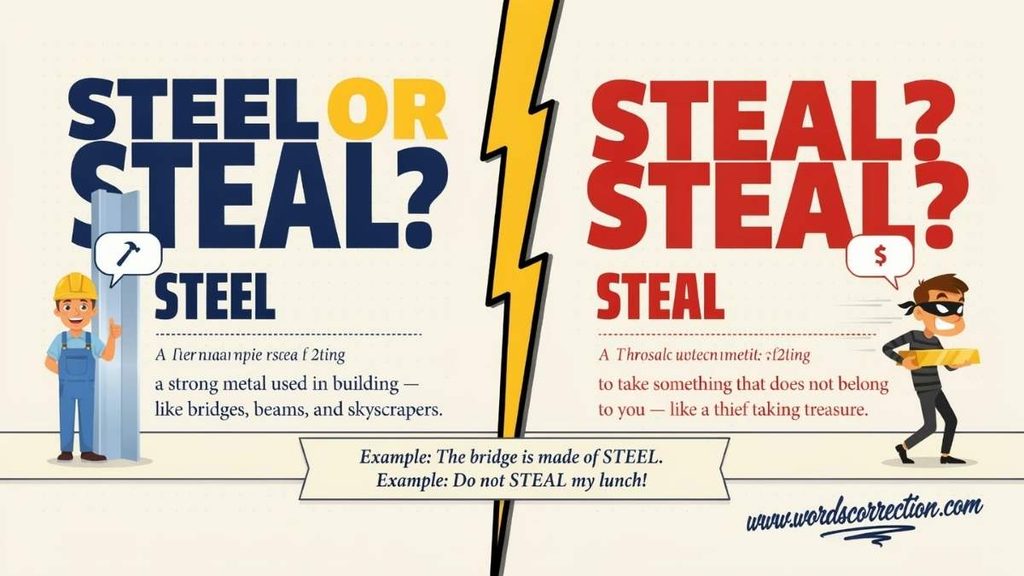 Steel and Steal in Different Contexts